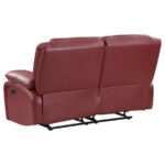 Camila Upholstered Motion Reclining Loveseat Red by Coaster Furniture - Image 5