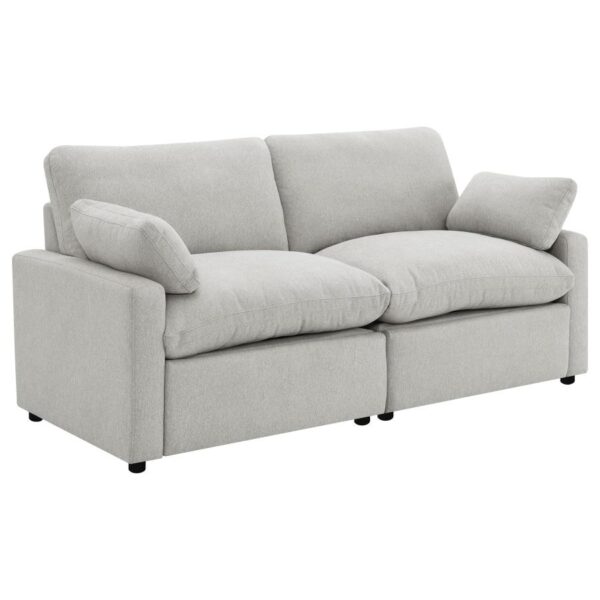 Collins Modular Power Loveseat Gray by Coaster Furniture - Image 2