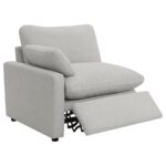 Collins Modular Power Loveseat Gray by Coaster Furniture - Image 5