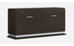 D845 High Gloss Dark Gray Buffet By Gu Furniture