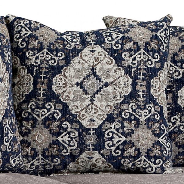 Gustavo Loveseat in Gray & Walnut – SM7306-LV by Furniture of America - Image 4