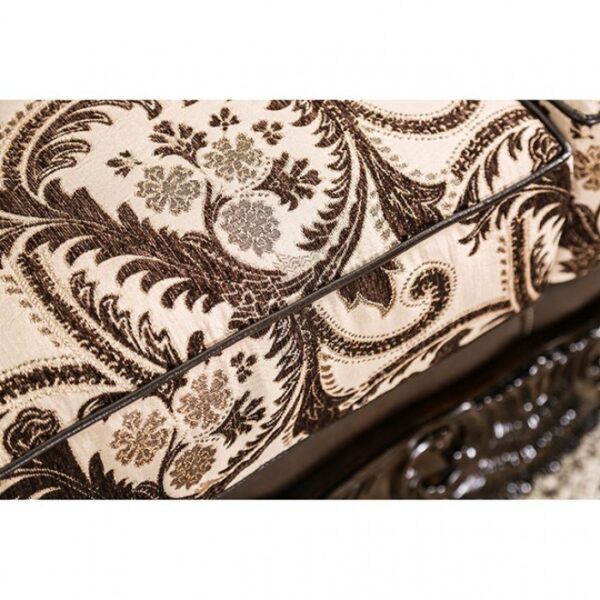 Quirino Traditional Loveseat in Light & Dark Brown – SM6416-LV by Furniture of America - Image 5