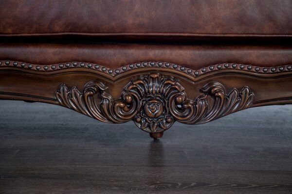 Palencia Traditional Dark Cherry & Brown Chair – FM65005BR-CH by Furniture of America - Image 3