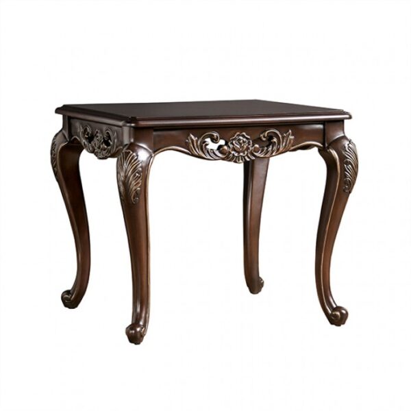 Halcaster Traditional Java End Table – FM45003E by Furniture of America - Image 2