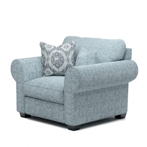 Queensbury Teal Transitional Accent Chair – FM61113TL-CH-PT by Furniture of America - Image 3