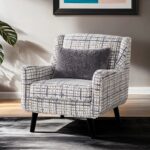 Turnham White & Black Transitional Accent Chair – FM61112WH-CH-PT by Furniture of America
