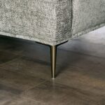 Gladbach Contemporary Gray Chenille Chair – FM63007GY-CH by Furniture of America - Image 2