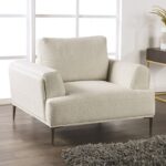 Gladbach Contemporary Beige Chenille Chair – FM63007BG-CH by Furniture of America