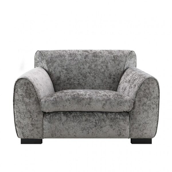 Severo Contemporary Light Gray Chenille Chair – FM61005GY-CH  by Furniture of America - Image 5