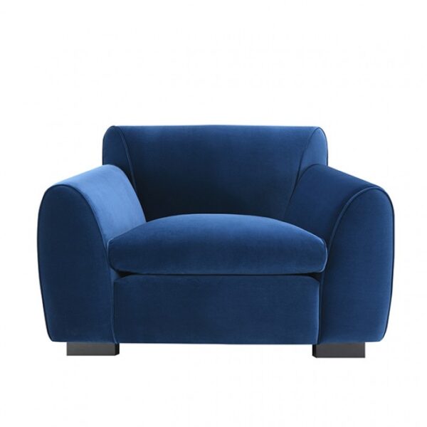 Severo Contemporary Royal Blue Velvet Chair – FM61005BL-CH by Furniture of America - Image 6