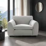 Severo Contemporary Light Gray Velvet Chair – FM61005LG-CH by Furniture of America