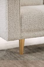 Elverum Contemporary Off-White Boucle Sofa – FM61000WH-SF by Furniture of America - Image 5