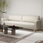Elverum Contemporary Off-White Boucle Sofa – FM61000WH-SF by Furniture of America