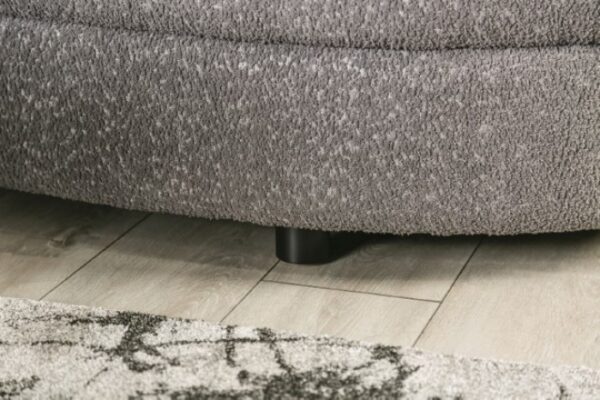 Versoix Contemporary Charcoal Gray Boucle Chair – FM61003GY-CH by Furniture of America - Image 3