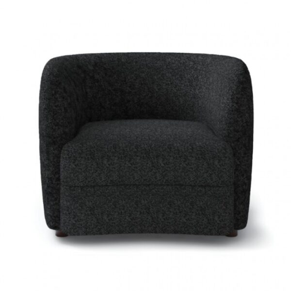 Versoix Contemporary Black Boucle Chair – FM61003BK-CH by Furniture of America - Image 2