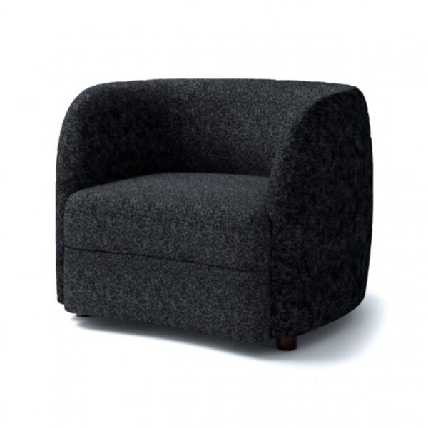 Versoix Contemporary Black Boucle Chair – FM61003BK-CH by Furniture of America - Image 3