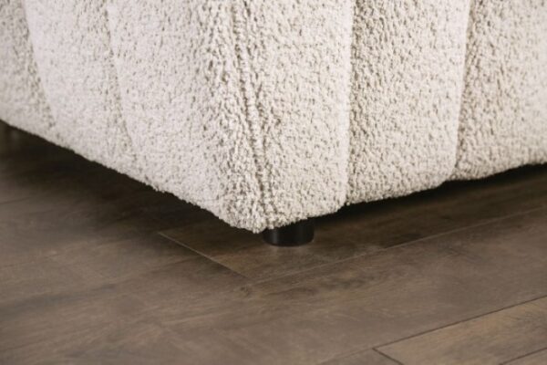 Aversa Contemporary Off-White Boucle Sofa – FM61002WH-SF by Furniture of America - Image 2