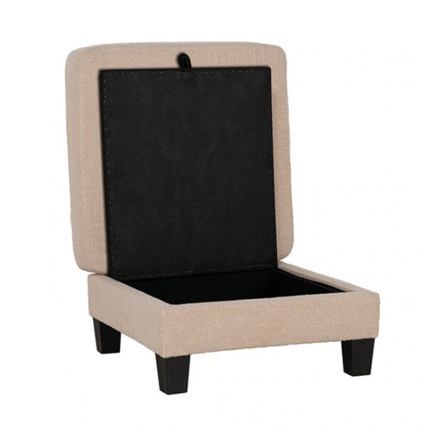 Cinderford Beige Storage Ottoman with Hidden Storage – SL6936BG-OT by Furniture of America - Image 4