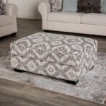 Queensbury White Ottoman – Transitional Style  FM61113WH-OT-PT by Furniture of America