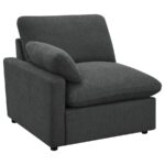 Collins Modular Power Loveseat Dark Gray by Coaster Furniture - Image 4