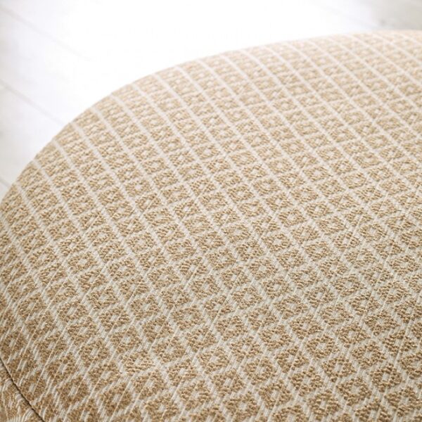 Stephney Gray & Gold Ottoman – Transitional Style SM8193-OT  by Furniture of America - Image 2