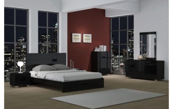 Aria King 4PC Bedroom Set By Gu Furniture - Image 5