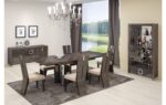 D59 High Gloss Gray Dining Set By Gu Furniture