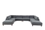 Dagenham Gray Sectional Sofa [B] – Contemporary Modular Comfort | FM6800GY-B by Furniture of America - Image 2