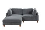 Dagenham Gray Sectional Sofa [D] – Contemporary  FM6800GY-D by Furniture of America