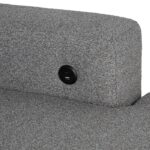 Chatham Gray Contemporary Sectional Sofa with Sleeper FM64005GY-SECT-R by Furniture of America - Image 5