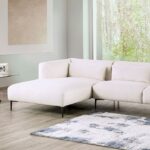 Paderborn Contemporary Linen White Sectional Sofa FM63002WH-SECT-L by Furniture of America
