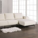 Baerum Contemporary Linen White Sectional Sofa FM63006WH-SECT-R by Furniture of America