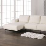 Baerum Contemporary Linen White Sectional Sofa FM63006WH-SECT-L by Furniture of America