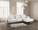 Baerum Contemporary Light Gray Sectional Sofa  FM63006LG-SECT-R by Furniture of America - Image 2
