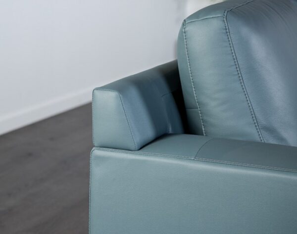 Stordal Contemporary Blue Leather Match Sectional Sofa FM69004BL-SECT-L by Furniture of America - Image 3