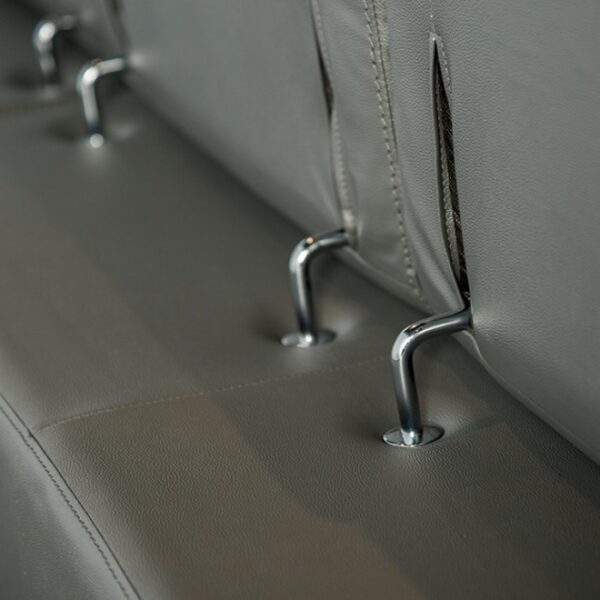 Vadso Contemporary Dark Gray Leather Match Sectional Sofa FM69005DG-SECT-R by Furniture of America - Image 5