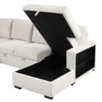 Stockwell Contemporary Beige Sleeper Sofa Sectional FM6966BG-SECT by Furniture of America - Image 3