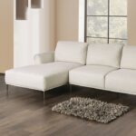 Gladbach Contemporary Beige Sectional Sofa with Left Chaise FM63007BG-SECT-L by Furniture of America