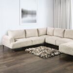 Gladbach Contemporary Light Brown J-Shaped Sectional | FM63007LB-SECT-J by Furniture of America