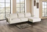 Gladbach Contemporary Beige Sectional with Right Chaise | FM63007BG-SECT-R by Furniture of America - Image 2