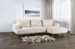 Gladbach Contemporary Light Brown Sectional with Right Chaise | FM63007LB-SECT-R by Furniture of America - Image 3