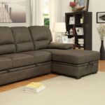 Alcester Contemporary Brown Sectional Sofa Bed with Storage | CM6908BR-SET by Furniture of America