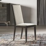 Venezia Dining Side Chair in Gray Leather DN04716 By ACME