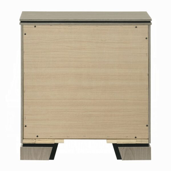 Joanna Weathered Gray Nightstand with Drawers BD05143 By ACME - Image 2