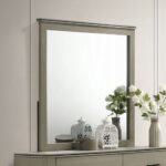 Joanna Weathered Gray Mirror BD05144 By ACME