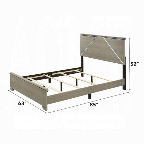 Joanna Queen Bed with LED BD05142Q By ACME - Image 2