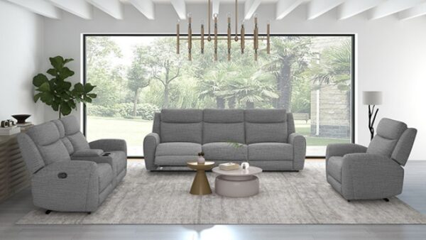 Antonius Gray Manual Recliner Chair CM9985GY-CH-M by Furniture of America - Image 2