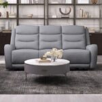 Matthias Gray Manual Sofa CM9987GY-SF-M Transitional Style by Furniture of America