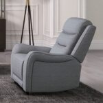 Matthias Gray Manual Recliner CM9987GY-CH-M Transitional Style by Furniture of America