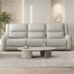 Giraldus Beige Manual Recliner Sofa CM9988BG-SF-M Transitional by Furniture of America